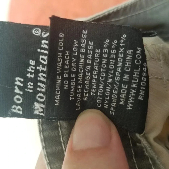 KUHL dry stretch tan hiking pant regular 6 - Picture 9 of 10